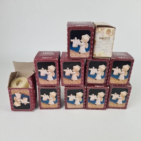 Lot 11 Precious Moments Rejoice O Earth Miniature Pewter Nativity 613037 - Picture 1 of 6
